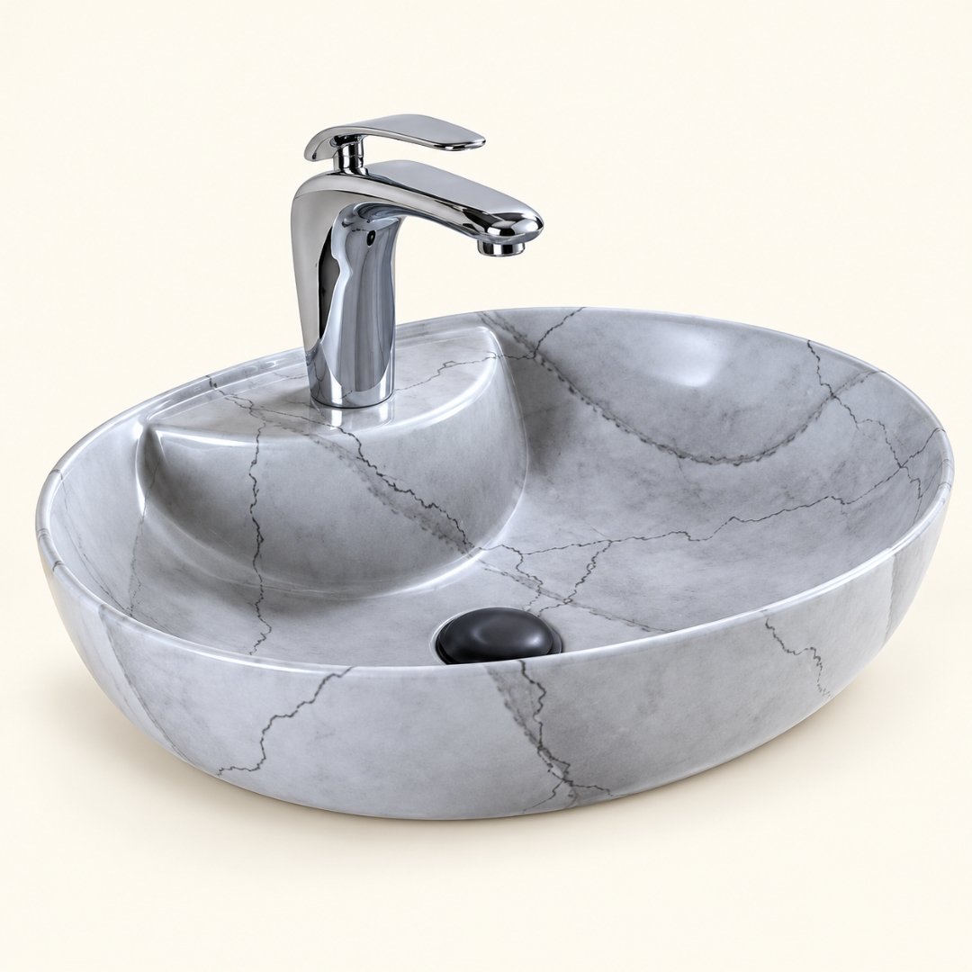 Sonet MAC ROUND - 004, table top basin (view 2)